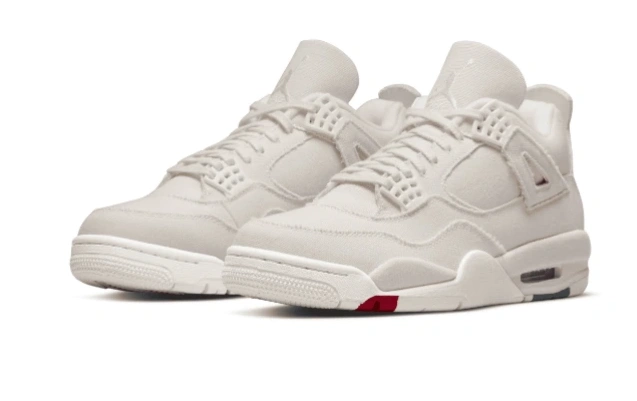 Retro 4 Blank Jordan DQ4909-100 Air Canvas 0603